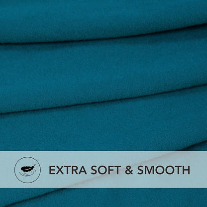 PureFit Oversized Loveseat Covers Couch Covers for Sofa Peacock Blue