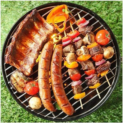 Bbq Grill Charcoal Grill Charcoal Stove Barbecue Grill BBQ Barbecue Stove Outdoor Portable Round BBQ Charcoal Grill With Cover For Outdoor Picnic Barbecue Grill Charcoal Griddle