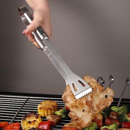 BBQ Grilling Tools Set,Stainless Steel Grilling Accessories Kit for Men Gift,8pc BBQ Grill Utensils Gift Kit with Carrying Case BBQ Tools Grill Tools Set for Backyard Outdoor Grill Cooking Utensils