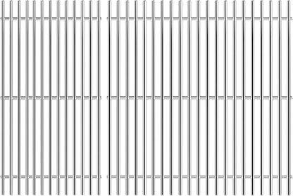 Uniflasy Genesis II 300 Grill Grates 66095 66802 Replacement for Weber Genesis II LX 300 GS4 Parts 66805 84136 18.75" 7MM Stainless Steel Cooking Grates for E310 E315 E325 E330 S310 S335 S345