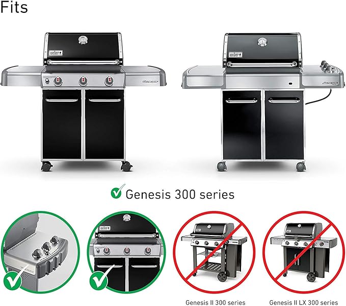 7528 Cooking Grates for Weber Genesis E and S Series 300 E310 E320 S310 S320 Gas Grills, 304 Stainless Steel Grid 2 Pack for Pit Boss PB700 Series Grates 19.5 x 12.9 x 0.6"