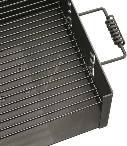Guide Gear Heavy-Duty Park-Style Charcoal BBQ Grill for Camping, Outdoor Cooking, Backyard, Patio, Camp Grilling Barbecues, 20.5 x 20.5 x 8.25"h.