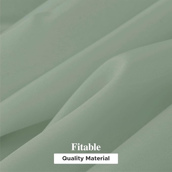 Fitable 6 Pack Sage Green Tablecloths for Rectangle Tables, 70 x 120 Inch | Wrinkle & Stain Resistant, Washable Polyester Fabric, For Wedding Party Banquet Formal Events Fall Thanksgiving Harvest