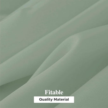 Fitable 6 Pack Sage Green Tablecloths for Rectangle Tables, 70 x 120 Inch | Wrinkle & Stain Resistant, Washable Polyester Fabric, For Wedding Party Banquet Formal Events Fall Thanksgiving Harvest