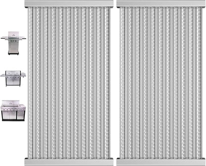 17 1/8 X 9 3/8" Grill Emitter Grates for Charbroil TRU-Infrared 2 Burner 463644220 463642316, G362-2100-W1 Replacement for Charbroil Parts 463632320 463675016 463245518 463675016P1 466642316 466642416