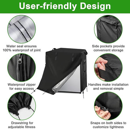Compact Refrigerator Cover Waterproof 20x20x21in
