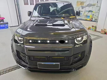 LED Grille Lights Front Grill Trim Strips Lighting Accessories Fits for LR Defender 90 110 130 2020 2021 2022 2023 2024 2025 2026