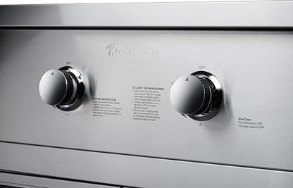 KoolMore 32 in. Outdoor Kitchen Liquid Propane Side Burner with Bottom Cabinet in Stainless-Steel (KM-OKS-SBC)