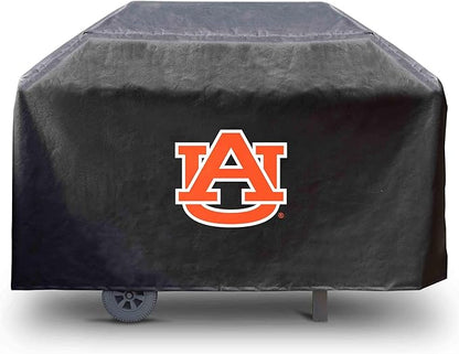 FANMATS 41205 Auburn University Rectangular Grill Cover - Fits 3 and 4 Burner Grills - 68in x 21in x 35in