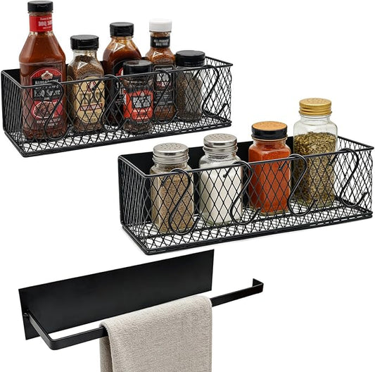 Storage Bin for Traeger Grills, Rust-Proof Grill Side Shelf with Strong Magnets, Suit for Traeger Pro Series 34, Pro Series 22, Pro D2 575, Pro 780, Ironwood 650, Ironwood 885, Pit Boss, Z-Grills