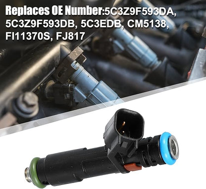 X AUTOHAUX 5C3Z-9F593-DA Fuel Injector for Ford F-150 F-250 F-350 Super Duty for Lincoln Navigator 5.4L 2005-2007 for Lincoln Mark LT 2006-2007