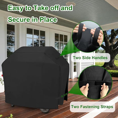 Outdoor Waterproof Grill Cover,Fits Master Cook 3 Burner BBQ Gas Grill, Monument 4 & 3 Burner Gas Grill,Blackstone Original 28” Griddle,Char-Broil: Pro Series 2-Burner Gril,Heavy Duty BBQ Cover 55"