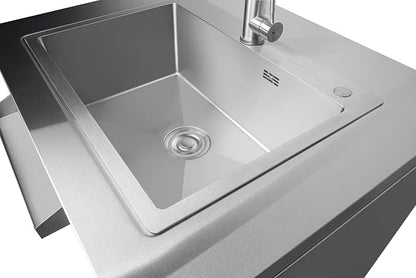 KoolMore 32 in. Sink with Cabinet in Stainless-Steel for Outdoor Kitchen (KM-OKS-SWC)