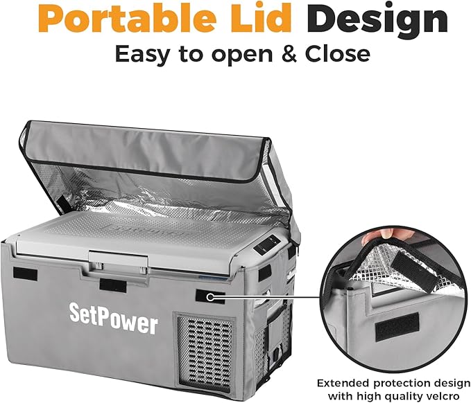 Setpower Insulated Protective Cover for RF25 Portable Refrigerator Freezer, suitable for RF25 Only