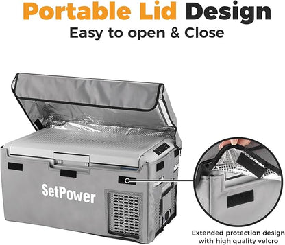 Setpower Insulated Protective Cover for RF20 Portable Refrigerator Freezer, suitable for RF20 Only
