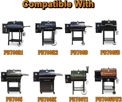 PB700FBW2 PB700FB Grill Grates Replacement Parts for Pit Boss 700 Series Classic 700FB FB700 700 FB 700 FBW2 PB700R2 PB700T1 PB700S PB700D PB700SC PB700S Pitboss Cast Iron Cooking Grates Grids
