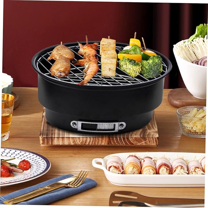 BESPORTBLE Charcoal Grills Portable Small Grill Outdoor Barbecue Stove for Hiking