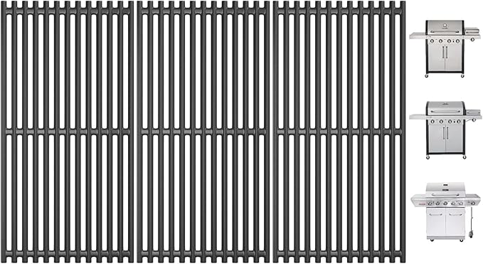 G541-0016-W2 Infrared Grates for Charbroil Grill Replacement Parts Charbroil Tru-Infrared 4-Burner 463255020 463257520 466242716 463242715 463242716 463276016 466242715 G541-0016-W1 17 X 9.5"Cast Iron