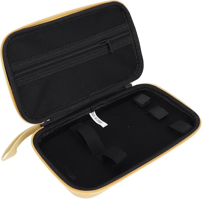 Dan&Dre EVA Shockproof Portable Camping Grill Flashlight Box/Cover with Large Capacity, Fixing Strap, Lightweight for Outdoor Activities, Camping, BBQ, Hiking (Khaki)