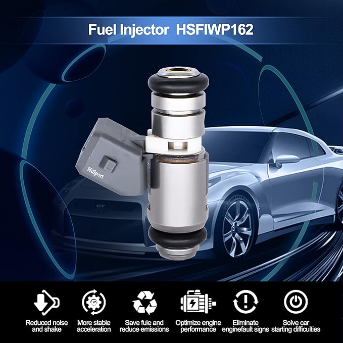 HiSport Racing Fuel Injector IWP162 1PC Compatible with Harley Davidson Replaces 27609-01B, 27609-01, 1022-0113