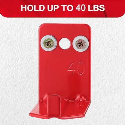 Queekay 20 Pack Fire Extinguisher Mount Universal Bracket 5 to 40 lb Fire Extinguisher Holder Wall Hook Hanger (Classic Style)