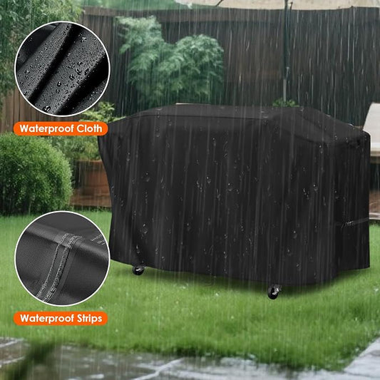 Grill Cover for Gas Griddle, 70inch Outdoor Grill Cover Waterproof for Flat Top BBQ Grills and Smoker Grills-70 L x 35" W x 45" H