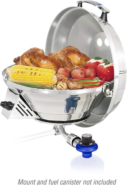 Magma Products, Marine Kettle 3, Combination Stove & Gas Grill, Propane Portable Oven