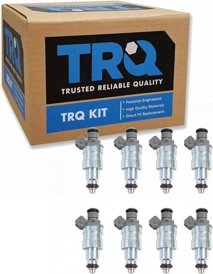 TRQ Fuel Injector Set | For 1996-1999 Dakota 1998-1999 Durango Ram 1500 1999 Ram 1500 Van 2500 2500 Van 3500 3500 Jeep Grand Cherokee