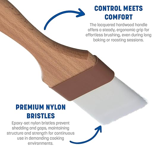 SPARTA 4039700 Nylon Wide Brush, Flat With Nylon Bristles, 2 Inches, Brown