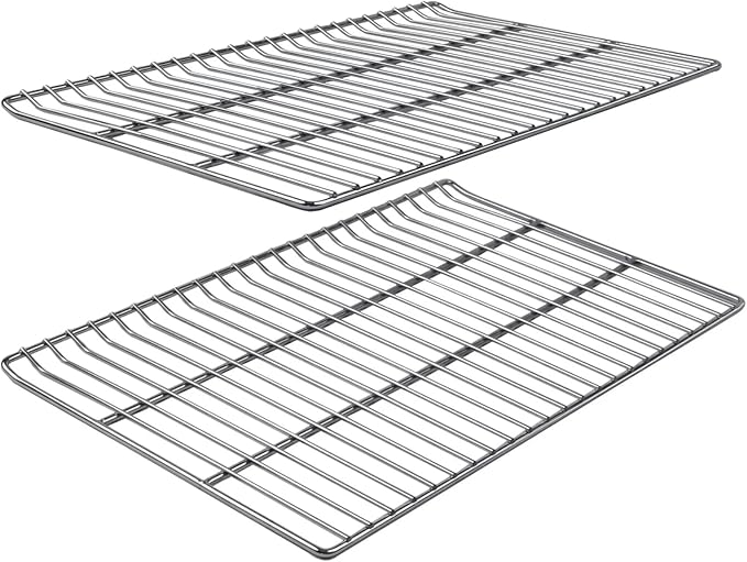 Cooking Grate Replacement Parts for Masterbuilt 40 Inch Electric Smoker, 19.69" x 12.28" Grill Grids, Smoker Grates for Masterbuilt MB20070115, MB20072918, MB20074719, MB20072916, 2 Pack