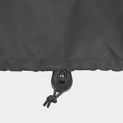 Patio Deck Box Cover Waterproof Outdoor Rectangular Storage Bench Cover 46L x 22W x 24H inch, Black