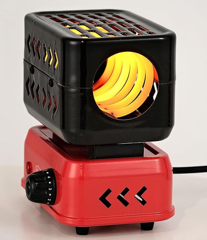 minkah Charcoal Burner 3D 360° Faster Heating Electric Stove Coconut Coal Starter 2 Heating Zones with Stainless Detachable Tongs, 1200W High Power Cube Coil Multipurpose Turbo Burner Fire Starter