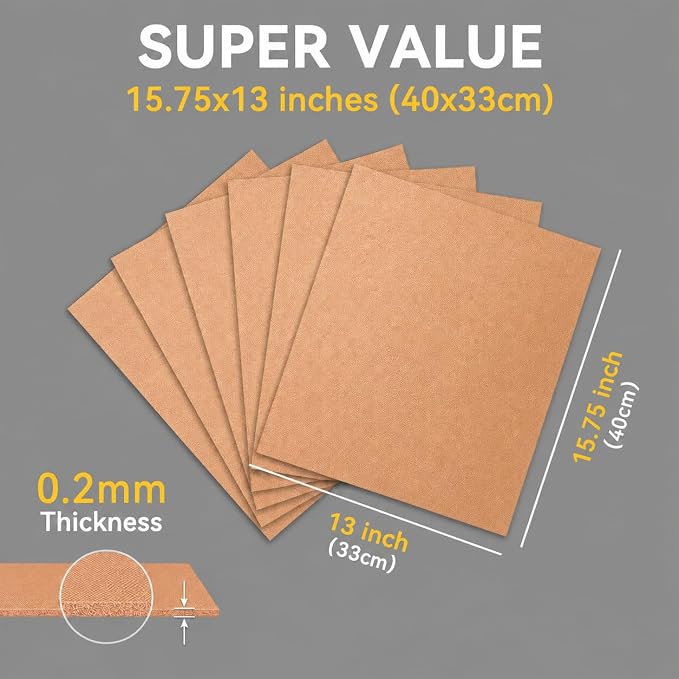 Copper Grill Mats for Grill, Set of 6, 15.75 x 13 Inch | Non-Stick Sheets for Outdoor Grill Cooking and Grilling