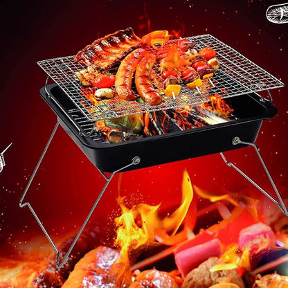 Barbecue Charcoal Grill Charcoal Grill Portable Foldable Barbecue Grill Tool For Picnic Patio Backyard BBQ Portable Charcoal Grill