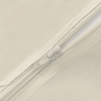Fitable Square Outdoor and Indoor Tablecloth, Beige, 54 x 54 Inch | Washable Waterproof Wrinkle Free Table Cover, Zipper and Umbrella Hole, For Spring Summer Party Picnic Camping Patio
