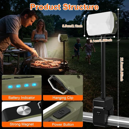 Grill Lights for Outdoor Grill, Rechargeable Grill Light BBQ Lights