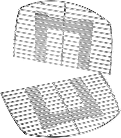 Stanbroil Stainless Steel Grill Cooking Grates for Weber Q200, Q220, Q2000, Q2200, Q2400 Series Gas Grill, Replacement Parts for Weber 7645