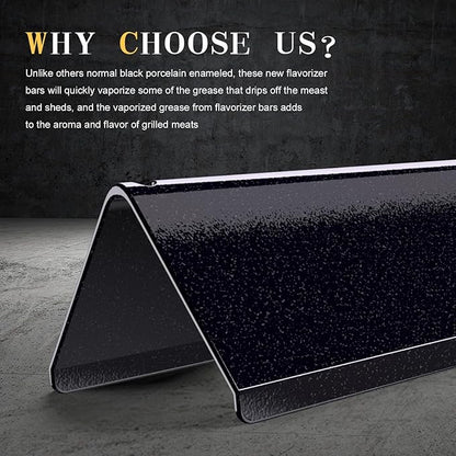 Uniflasy Grill Parts for GS4 Genesis II Flavorizer Bars for Weber Genesis II/LX 300, Genesis II E310, II E315, II E335 (2017 & Newer) Grills, 17-Inch 66795 Flavorizer Bars for Weber 66032