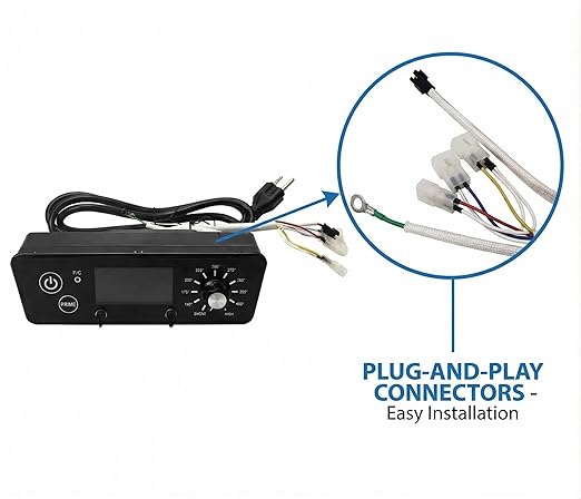 Pit Boss Control Board, Digital Thermostat Control Board Kit Replacement for Pit BOSS 7 Series Vertical Pellet Smokers