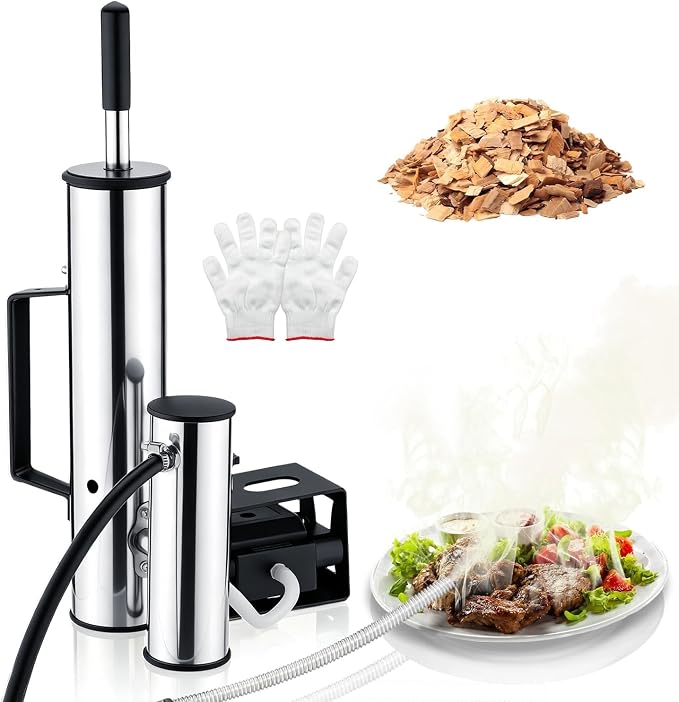 2026 Upgrade Electric Smoker Generator, Cold Smoker 60-70°F for Cheese | Stainless Steel Smoke Tube for Pellet Smoker, Outdoor Smoker for Cheese and Salmon, Best Gifts for Men and Dads