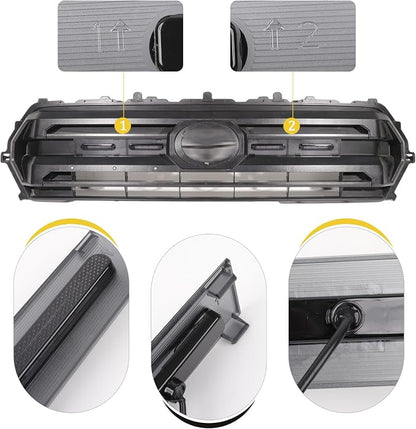 Upgrade OEM Front Grille Lights for 2024 2025 Toyota Tacoma SR SR5 | 5000k white,Led Grill Light assembly accessories 2026