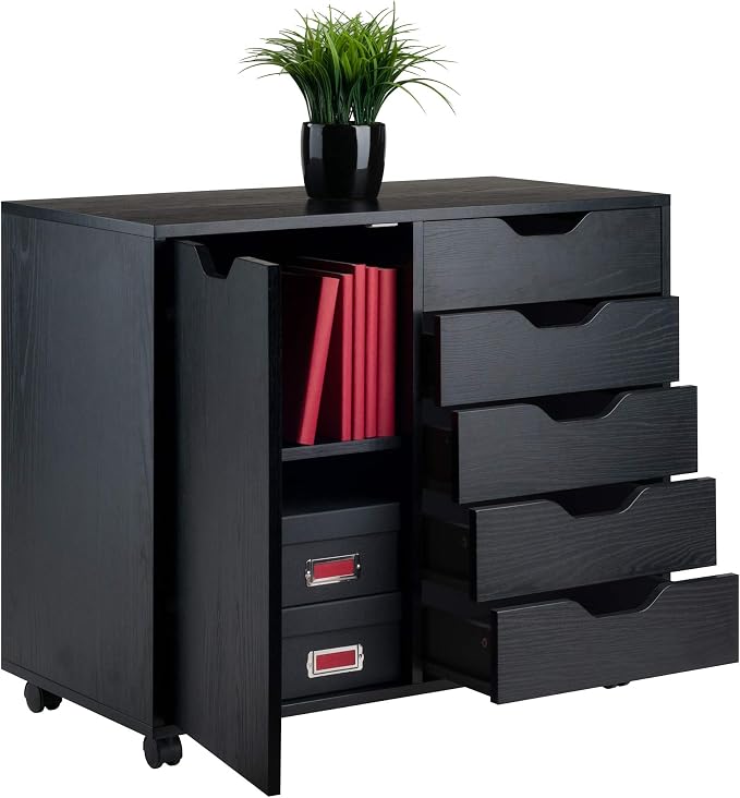 Winsome cabinets Wood Halifax Storage/Organization, Black