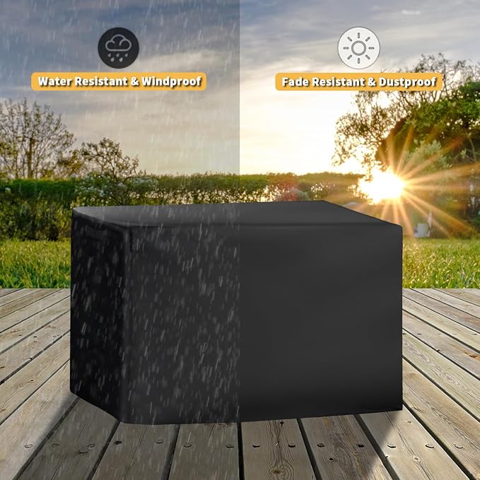 Grill Cover for Magma Boat Grill, Heavy-Duty 600D BBQ Cover for Magma Pontoon Boat Grill