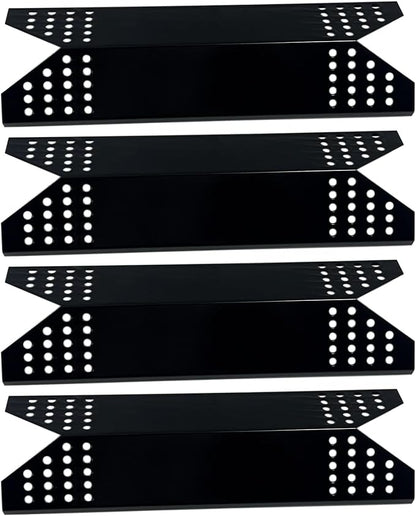 Parts DP127 (4-pack) Porcelain Steel Heat Shield/Heat Plates 15 1/4'' x 4 3/4'' Replacement for Sams 720-0691A, Sams 730-0691A, 720-0778A, 720-0778C Gas Grill Models