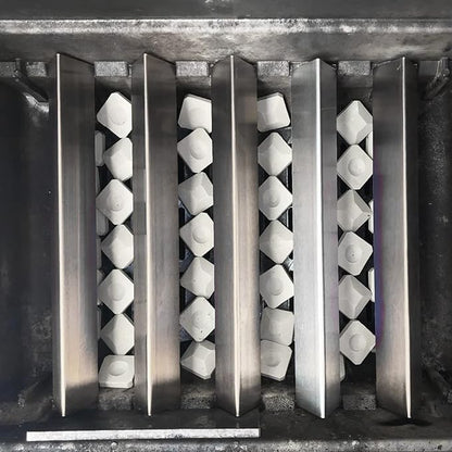 Hongso Ceramic Briquettes Grill Bricks Replacement for Lynx L27 L30 L30PSP L36 L42 L54, Lynx Grill Parts for L5430 L54PS LBQ27 LBQ36 and Other Models, 48-Piece Barbecue Briquettes Gas Grill Stones