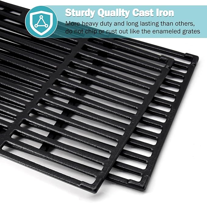 Criditpid Grill Replacement Parts for Dyna Glo DGF510SBP, DGF510SSP, DGF493PNP-D, Backyard Grill BH13-101-099-01, BH15-101-099-02, Uniflame GBC1059WB. Grill Grates, Heat Plate for Dyna-Glo Grill Parts