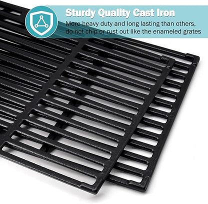 Criditpid Grill Replacement Parts for Dyna Glo DGF510SBP, DGF510SSP, DGF493PNP-D, Backyard Grill BH13-101-099-01, BH15-101-099-02, Uniflame GBC1059WB. Grill Grates, Heat Plate for Dyna-Glo Grill Parts