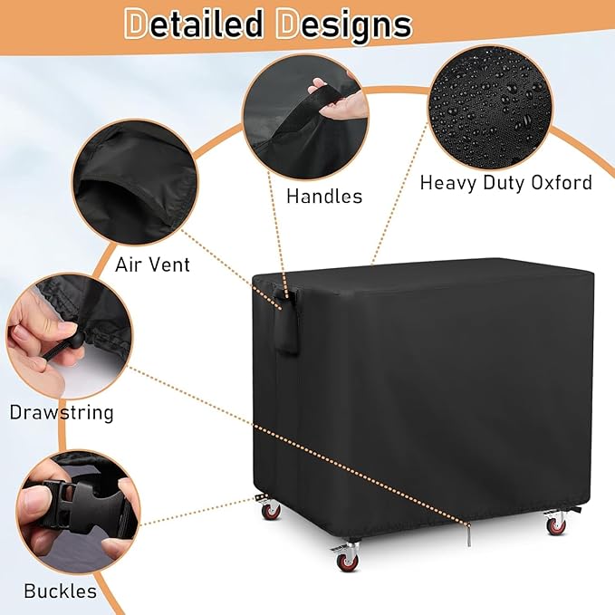Customized Prep Table Cover Cover for Patio Tables, Waterproof Protective Patio Table Cover for Grill Dining Cart/Prep Table/Work Table/tool cart