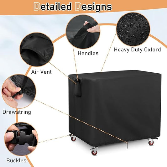 Customized Prep Table Cover Cover for Patio Tables, Waterproof Protective Patio Table Cover for Grill Dining Cart/Prep Table/Work Table/tool cart