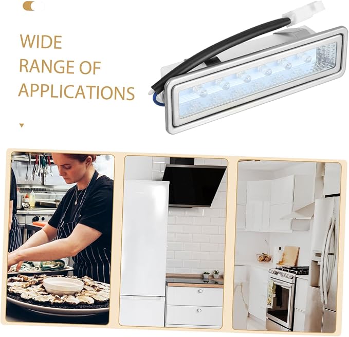 1.5w Led Cold Light Lamp for Kitchen Hood Rectangular Range Hood Light Easy to Clean High Luminosity Illumination Compatible with Various Models